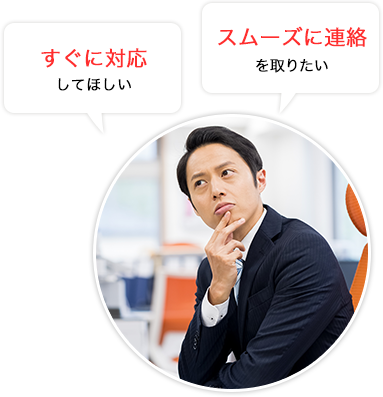 すぐに対応してほしい、スムーズに連絡をとりたい、親身に対応してほしい、決まった日時に回収してほしい